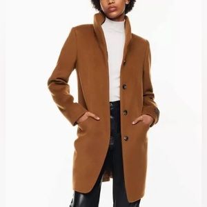 Aritzia Wilfred Coat Color - Cigar Size XXS